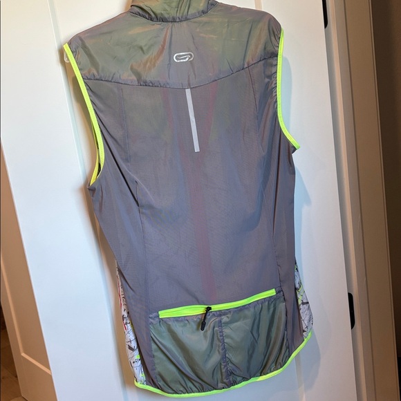 Women’s running vest Decathlon Kalenji retro neon splatter paint pattern Small - Picture 8 of 8